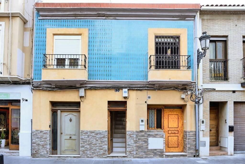 Ferienwohnung Acogedor Duplex Con Terraza Interior En La Playa Valencia Exterior foto