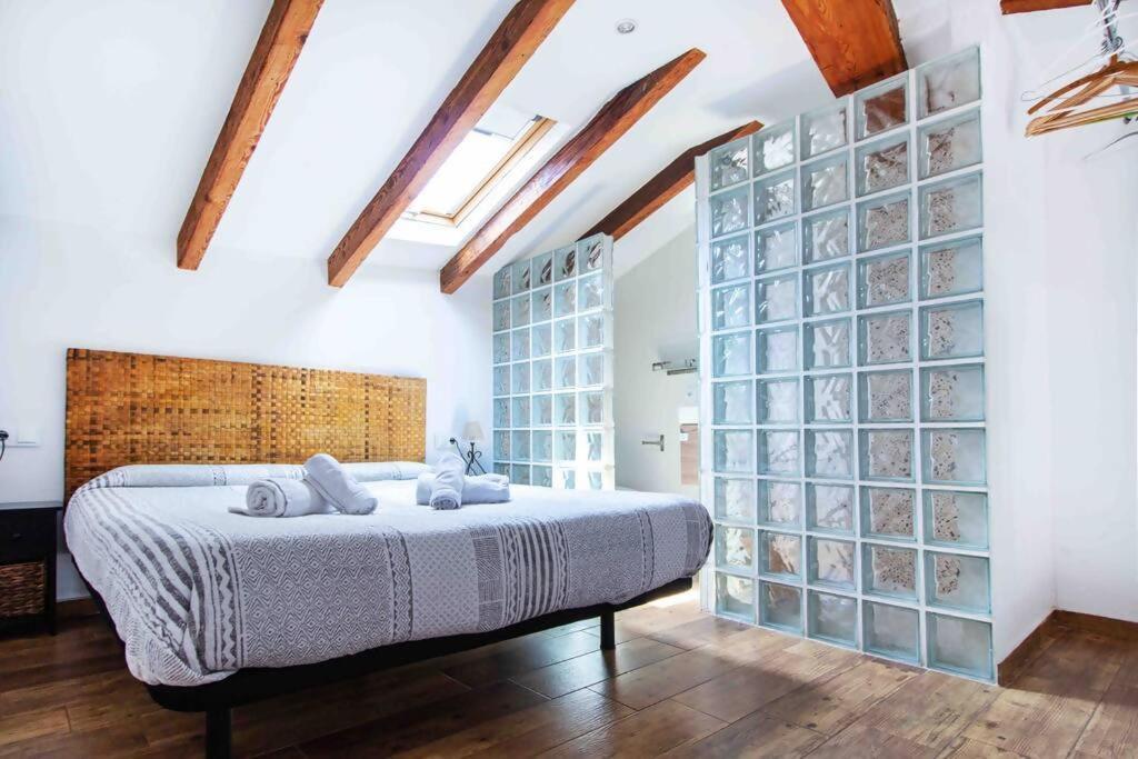 Ferienwohnung Acogedor Duplex Con Terraza Interior En La Playa Valencia Exterior foto